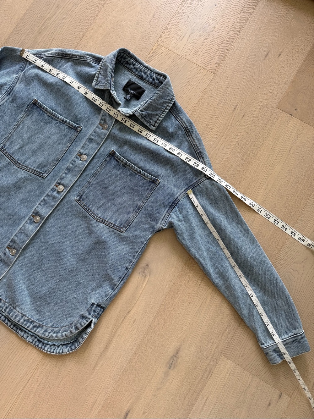 Hudson Jeans Denim Shacket - Picture 6 of 6